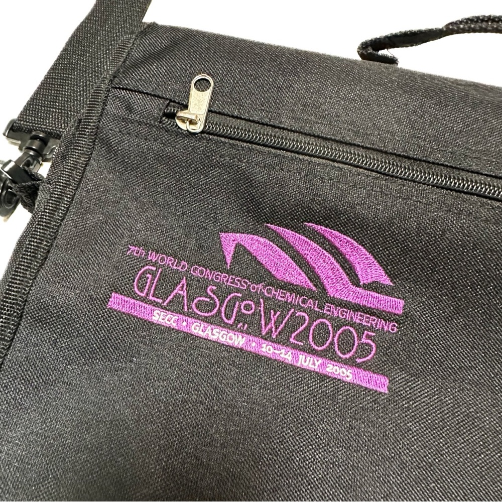 5/$25 Y2K Vintage 2005 Glasgow Chemical Engineering Conference Messenger Bag - Picture 3 of 9